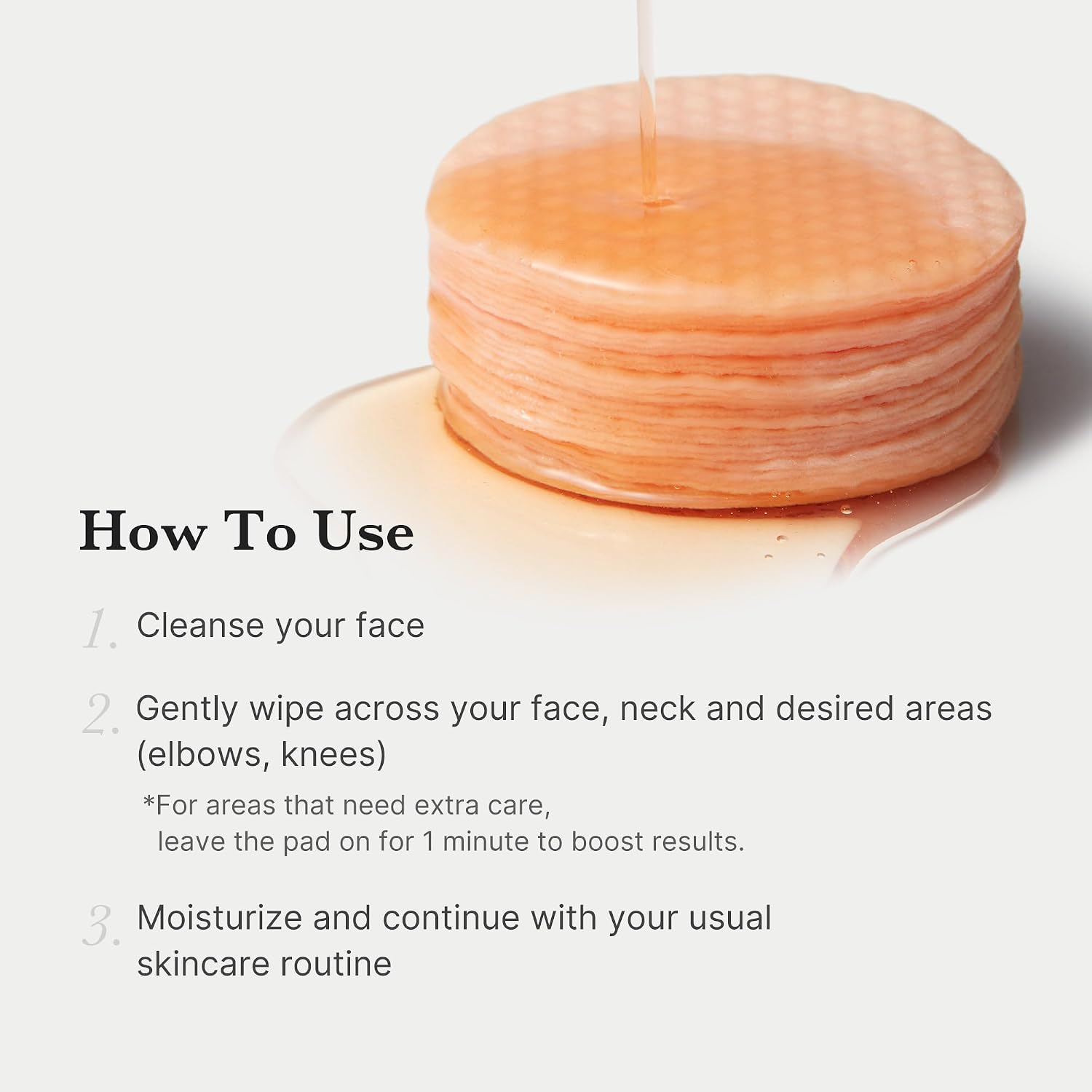medicube Toner Pads Red Succinic Acid Panthenol Pad for Facial Peeling